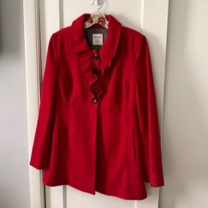 Old Navy Red Pea Coat